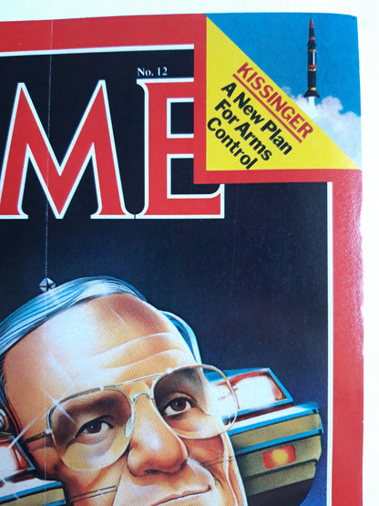 Time magazine Chrysler Chairman Lee Iacocca Detroit`Comeback Kid Kissinger A New Plan For Arms Control 21.03.1983 März 1983