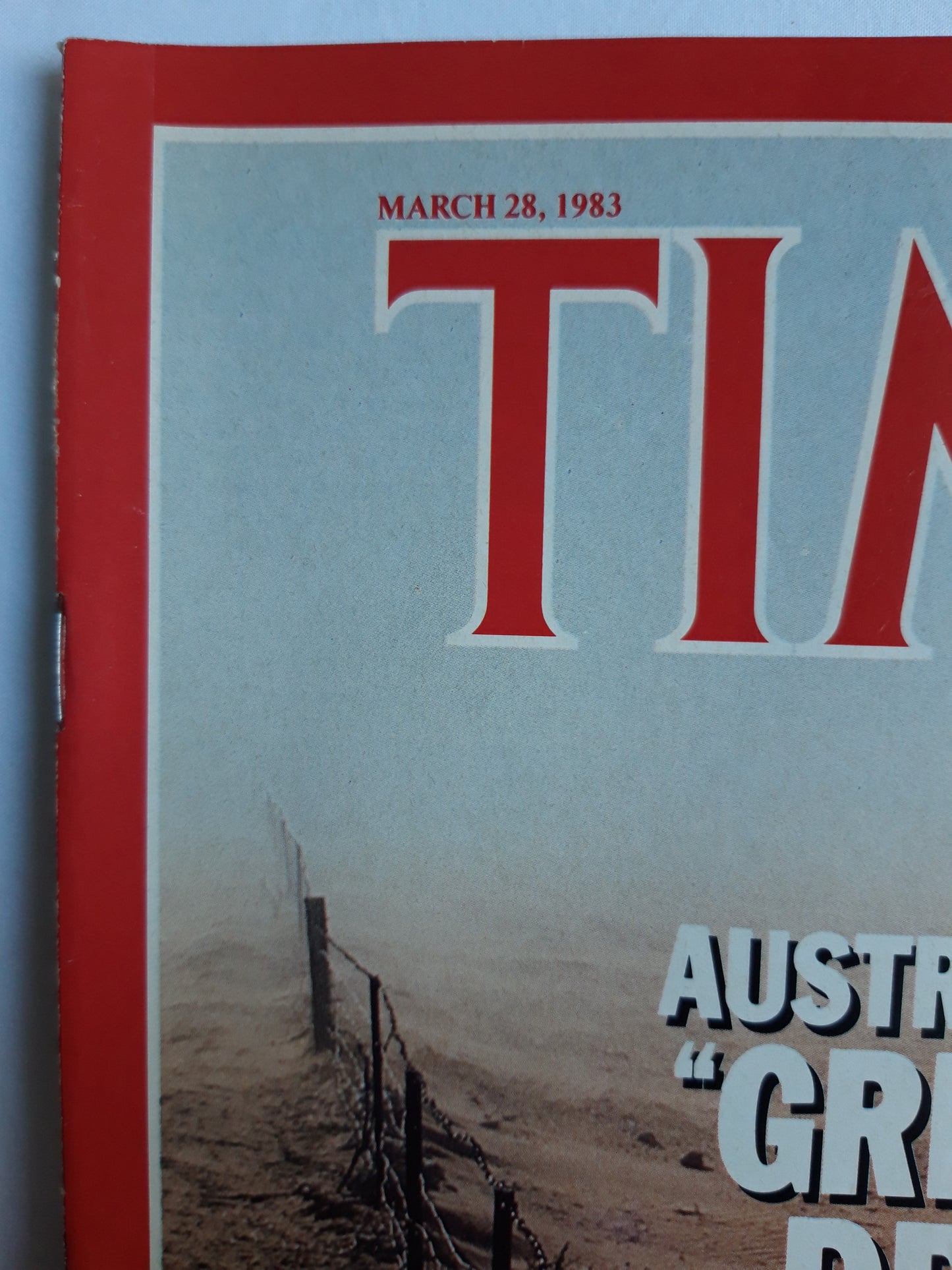 Time magazine Australia`s Great Dry The Falklands 28.03.1983 März 1983 No.13