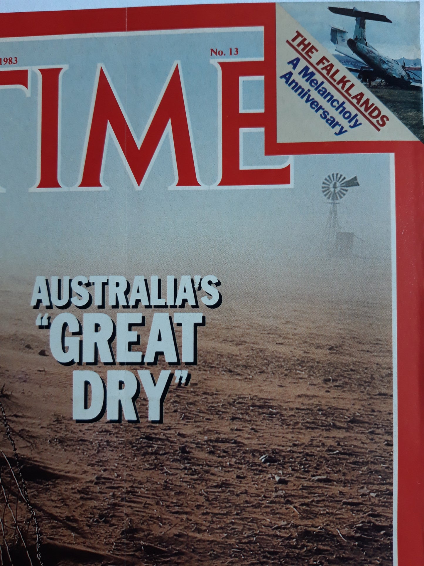 Time magazine Australia`s Great Dry The Falklands 28.03.1983 März 1983 No.13