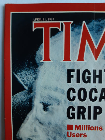 Time magazine Fighting Cocaine´snGrip Arms talks Ronald Reagan 11.04.1983 April 1983 No.15