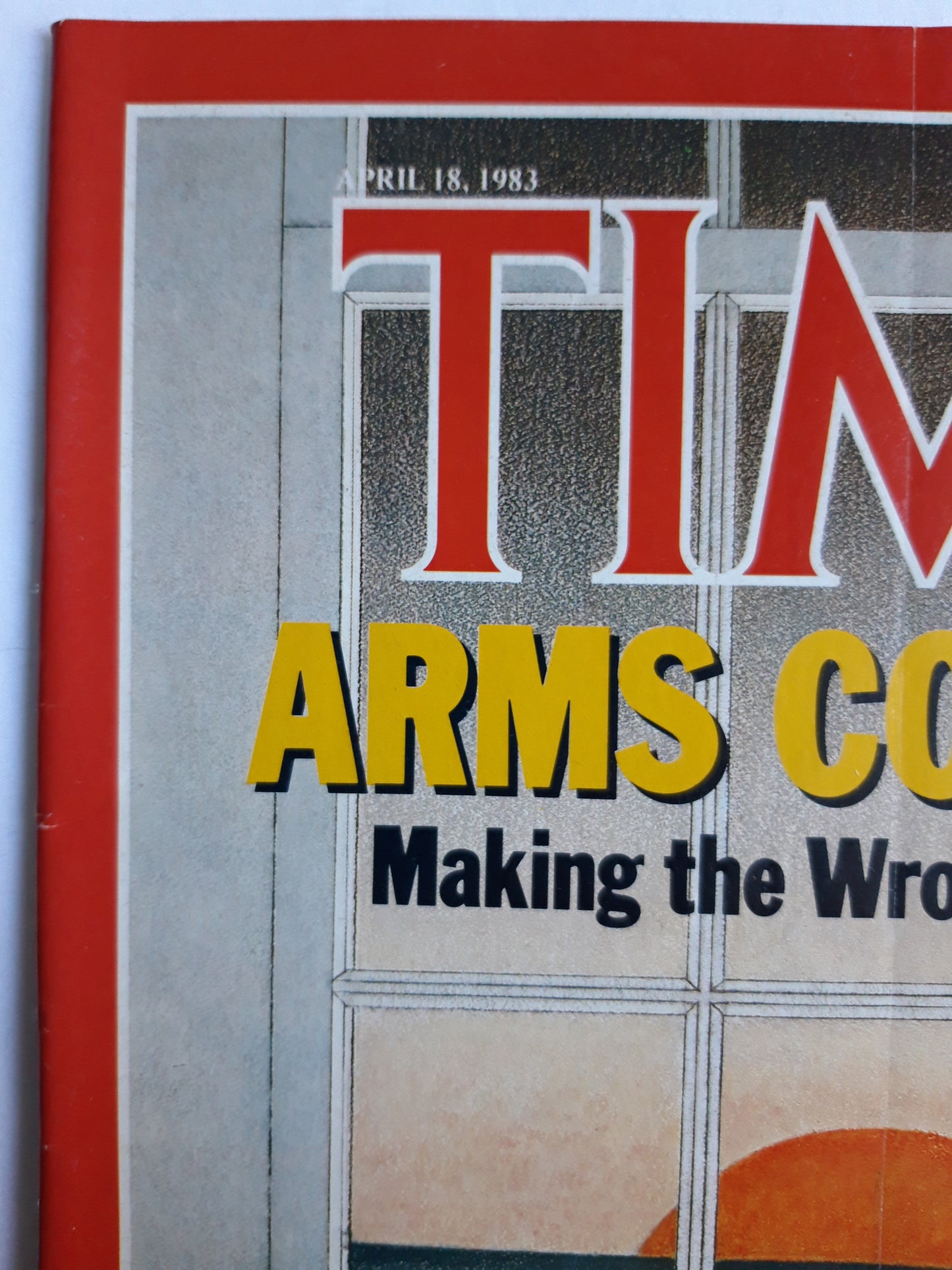 Time magazine Arms Control Making the Wrong Moves? Norman Mailer 18.04.1983 April 1983 No.16