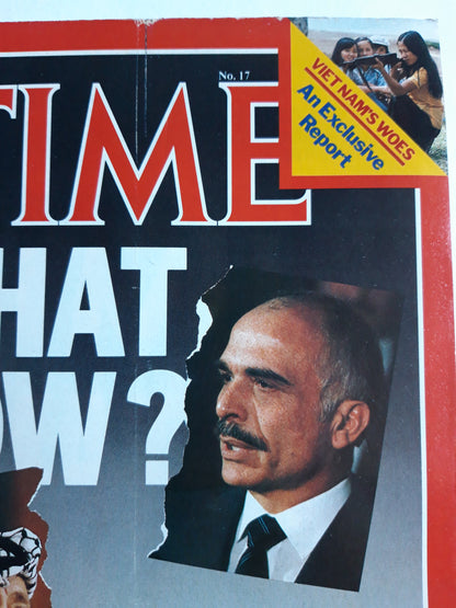 Time magazine What Now? King of Jordan Hejaz Hussein bin Talal Yasser Arafat Viet Nam´s Woes 25.04.1983 April 1983 No.17