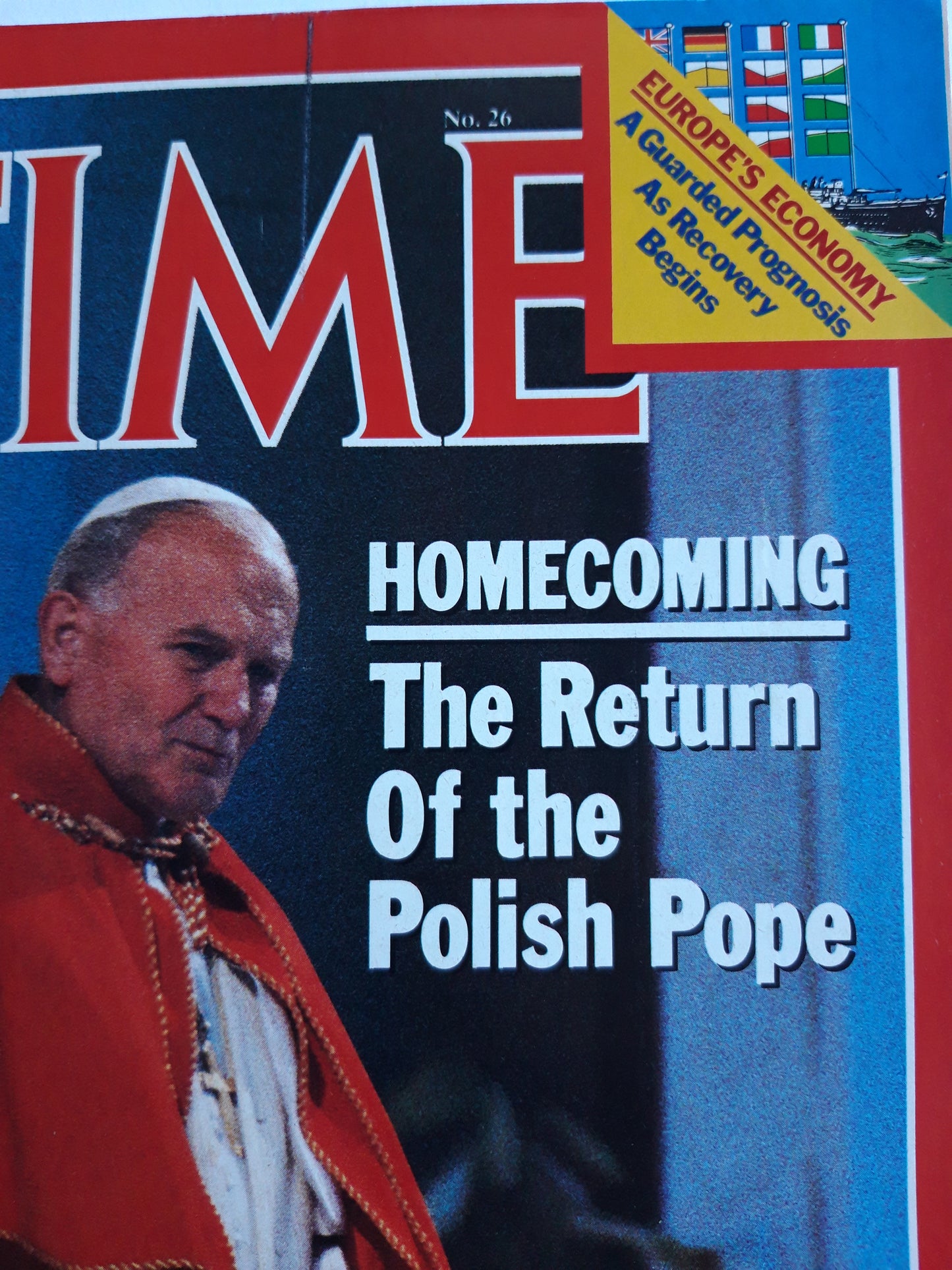 Time magazine Homecoming The return Of the Polish Pope Europe´s Economy A Guarded Prognosis 27.06.1983 Juni 1983 No.26