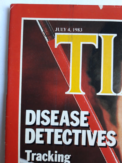 Time magazine Disease Detectives Traking The Killers The AIDS Hysteria Challenging Caesar John Paul II 04.07.1983 Juli 1983