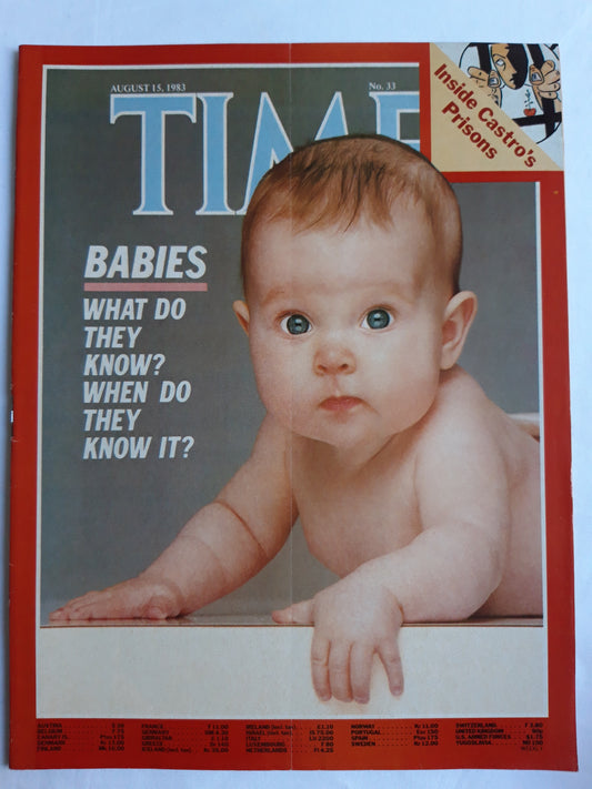 Time magazine Babies What do they know? Inside Castro´s Prisons 15.08.1983 August 1983 No.33
