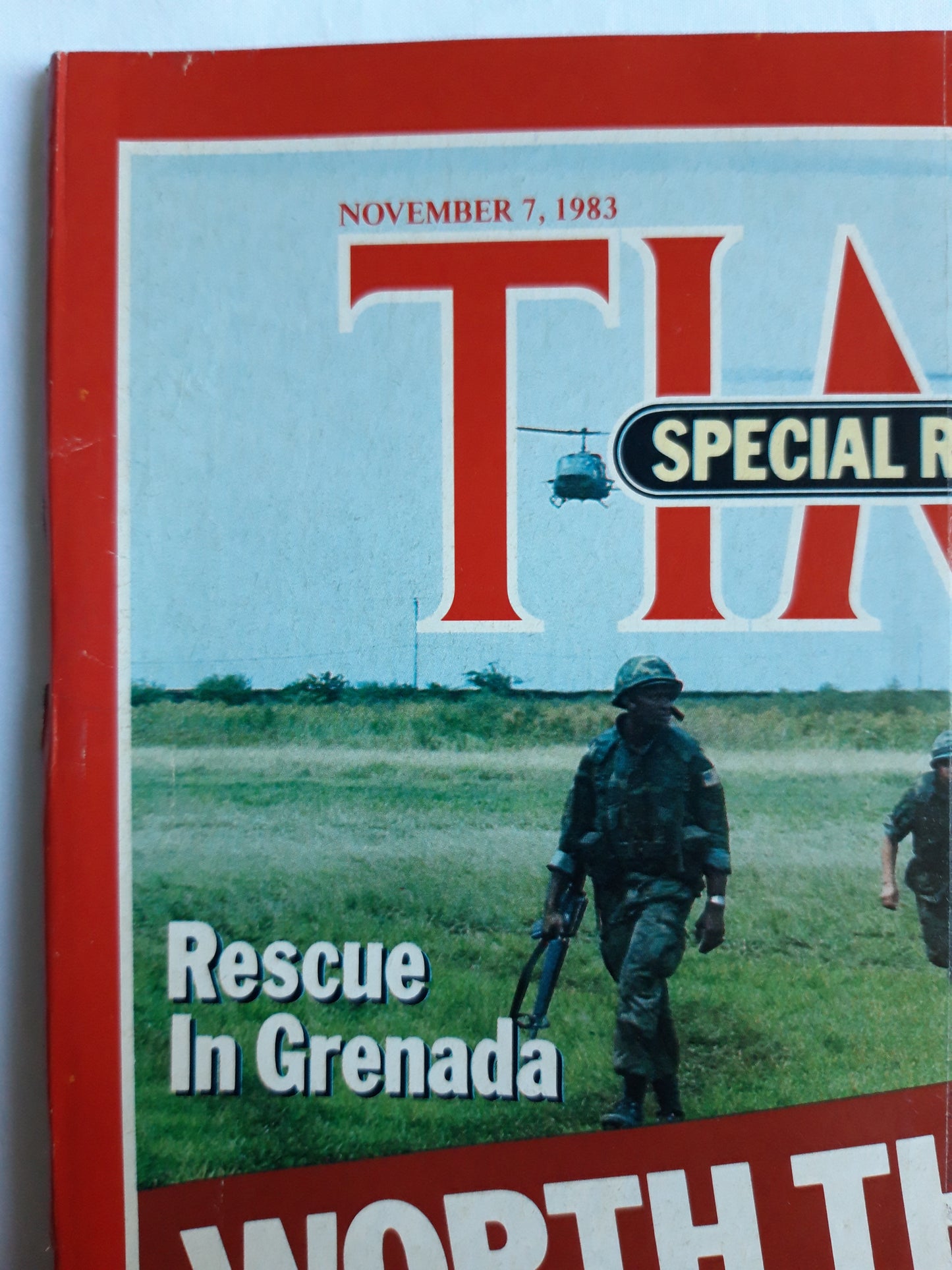 Time magazine Rescue In Grenada Worth The Price? Tough Moves, Hard Questions Sacrifice In Beirut 07.11.1983