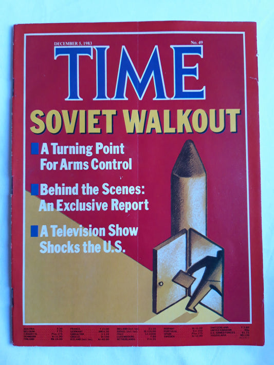 Time magazine Soviet Walkout The day after 05.12.1983 Dezember 1983 No.49
