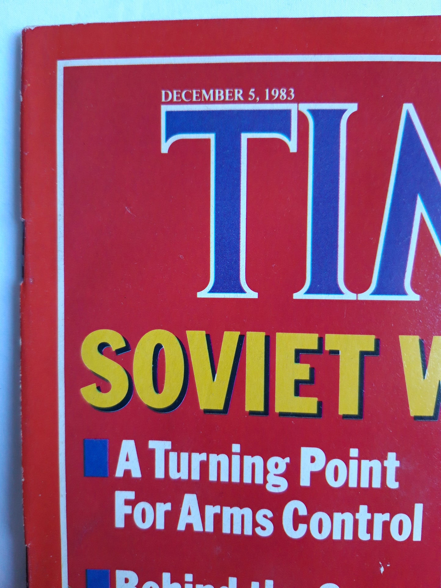 Time magazine Soviet Walkout The day after 05.12.1983 Dezember 1983 No.49