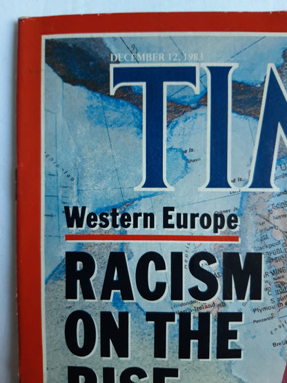 Time magazine Western Europe Racism on the Rise Return to sender The U.S. Press 12.12.183 Dezember 1983 No.50