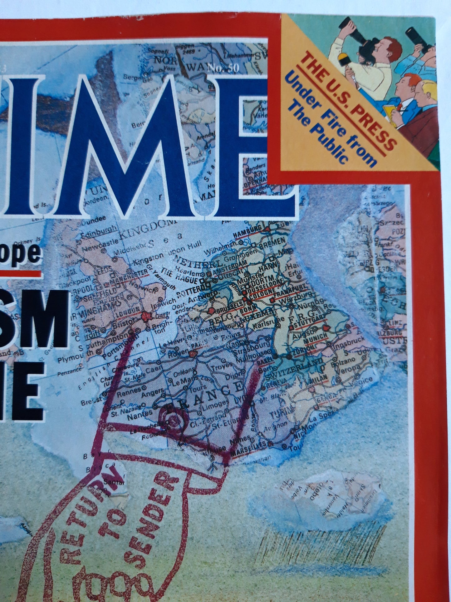 Time magazine Western Europe Racism on the Rise Return to sender The U.S. Press 12.12.183 Dezember 1983 No.50