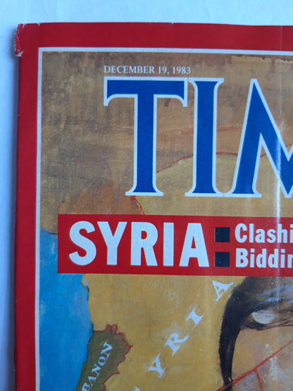 Time magazine Syria President Hafez Assad The Community Fiasco in Athens 19.12.1983 Dezember 1983 No.51
