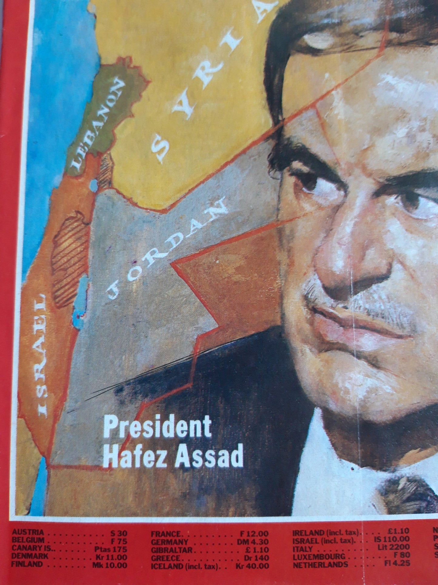 Time magazine Syria President Hafez Assad The Community Fiasco in Athens 19.12.1983 Dezember 1983 No.51