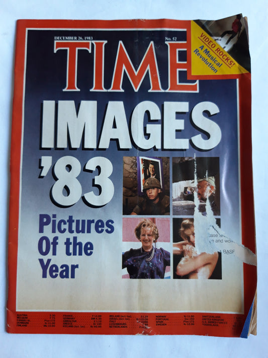 Time magazine Images 1983 Pictures Of The Year Video Rocks! A Musical Revolution 26.12.1983 Dezember 1983 No.52