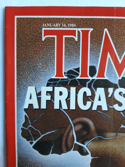 Time magazine Africa`s Woes Coups Conflict and Corruption 16.01.1984 Januar 1984
