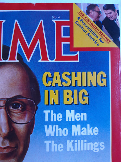 Time magazine Cashing in big Time magazine The Men Who Make The Killings U.S. Venture Capitalist Arthur Rock 23.01.1984 Januar 1984