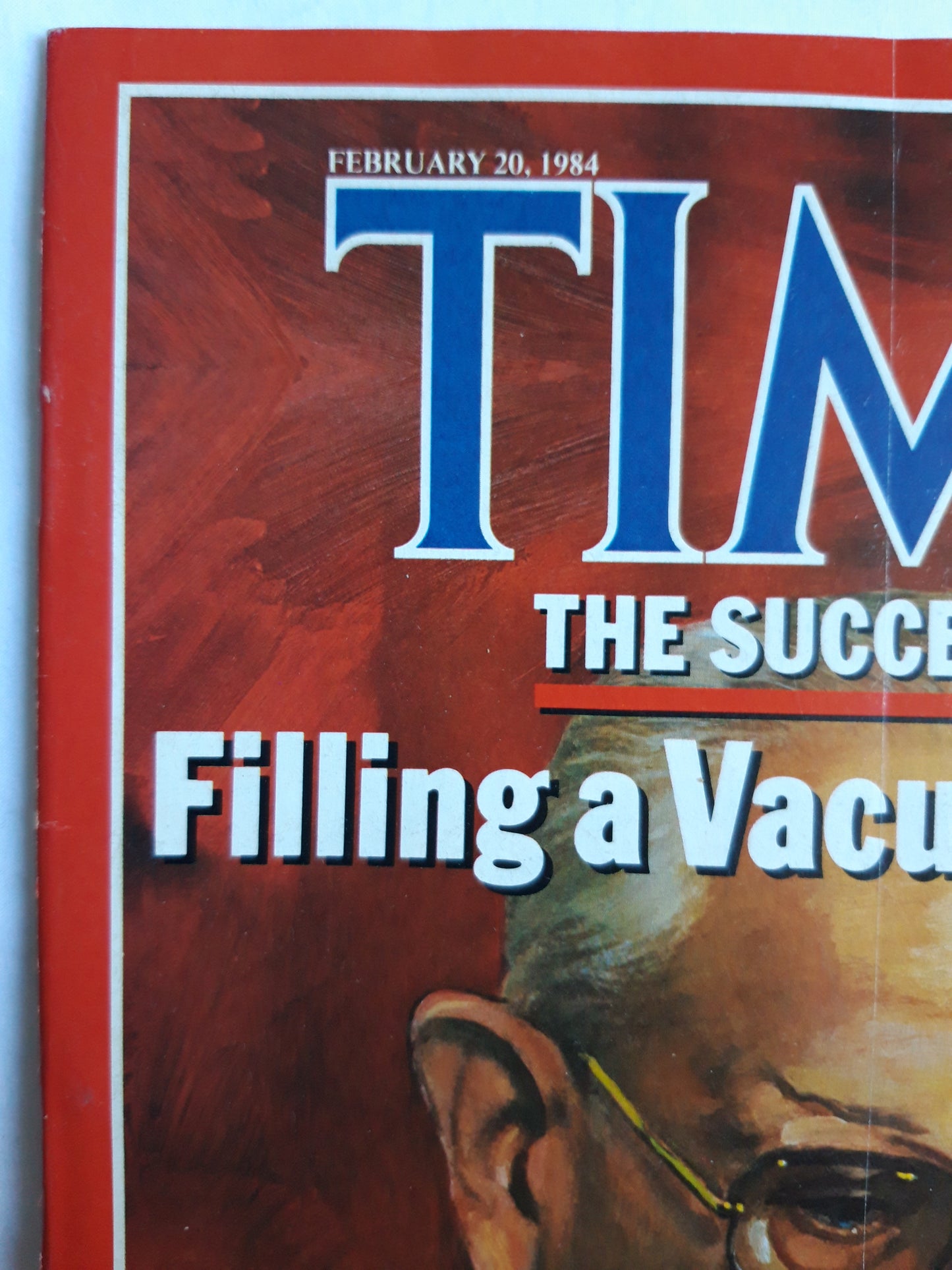 Time magazine The Succession Filling a Vacuum Again Yuri Andropov 1914-1984 20.02.1984 Februar 1984