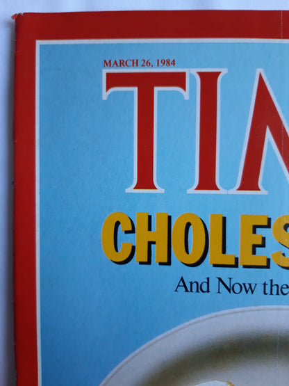 Time magazine Cholesterol And Now the Bad News After Super Tuesday The Democrats Brace for a Marathon 26.03.1984 März 1984, No.13