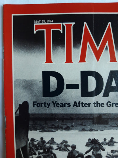 Time magazine D-Day Forty Years After the Great Crusade 28.05.1984 Mai 1984 No.22