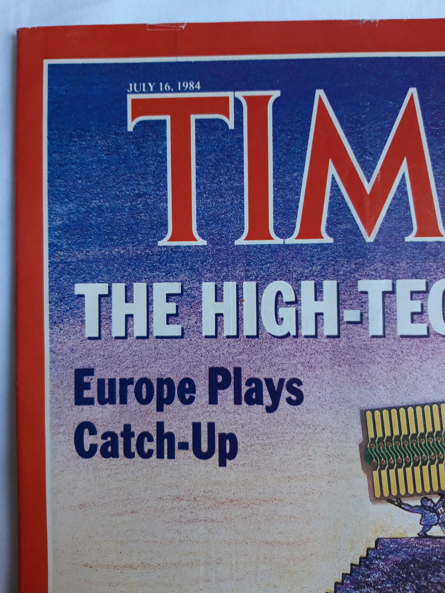 Time magazine The Hight-Tech Gap Europe Plays Catch-Up The Democrats Ready for a Woman? 16.07.1984 Juli 1984