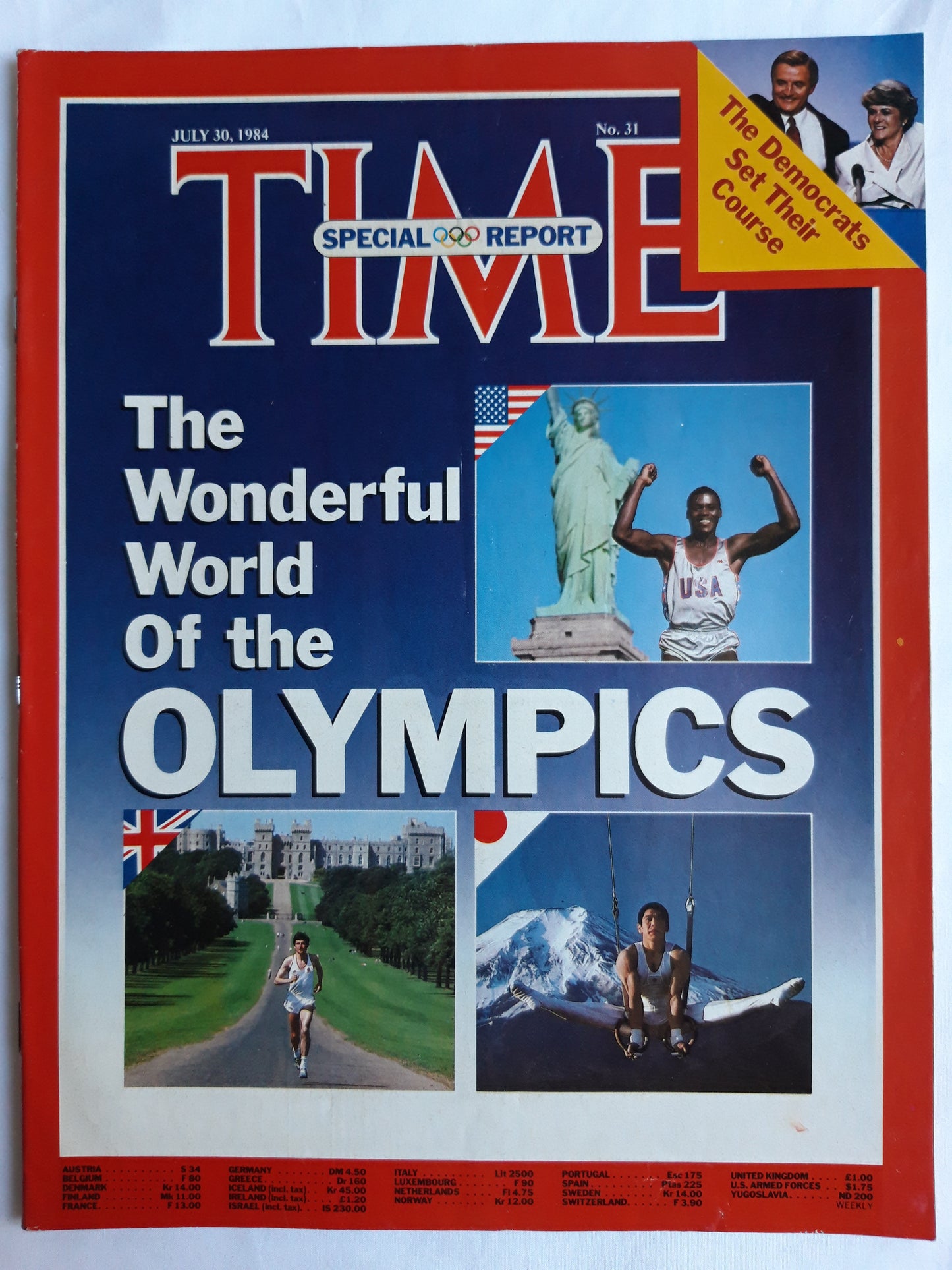 Time magazine Special Report The Wonderful World Of the Olympics The Democrats Set Their Course 30.07.1984 Juli 1984