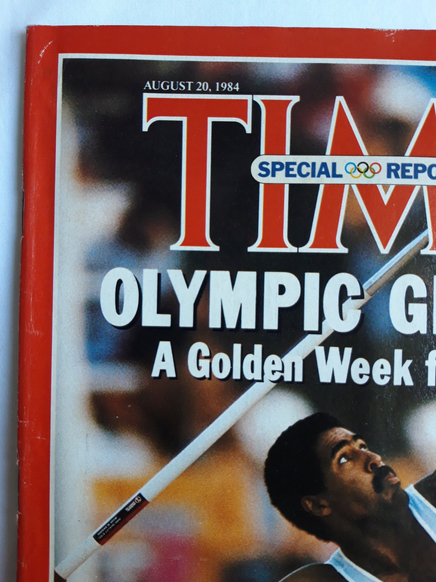Time magazine Olympic Glories A Golden Week for Sport Britain`s Dynamic Daley Thompson Sassy Sears America`s Favorite Store 20.08.1984 August 1984 No.34