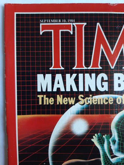 Time magazine Making Babies The New Science of Conception Religion & U.S.Politics 10.09.1984 September 1984