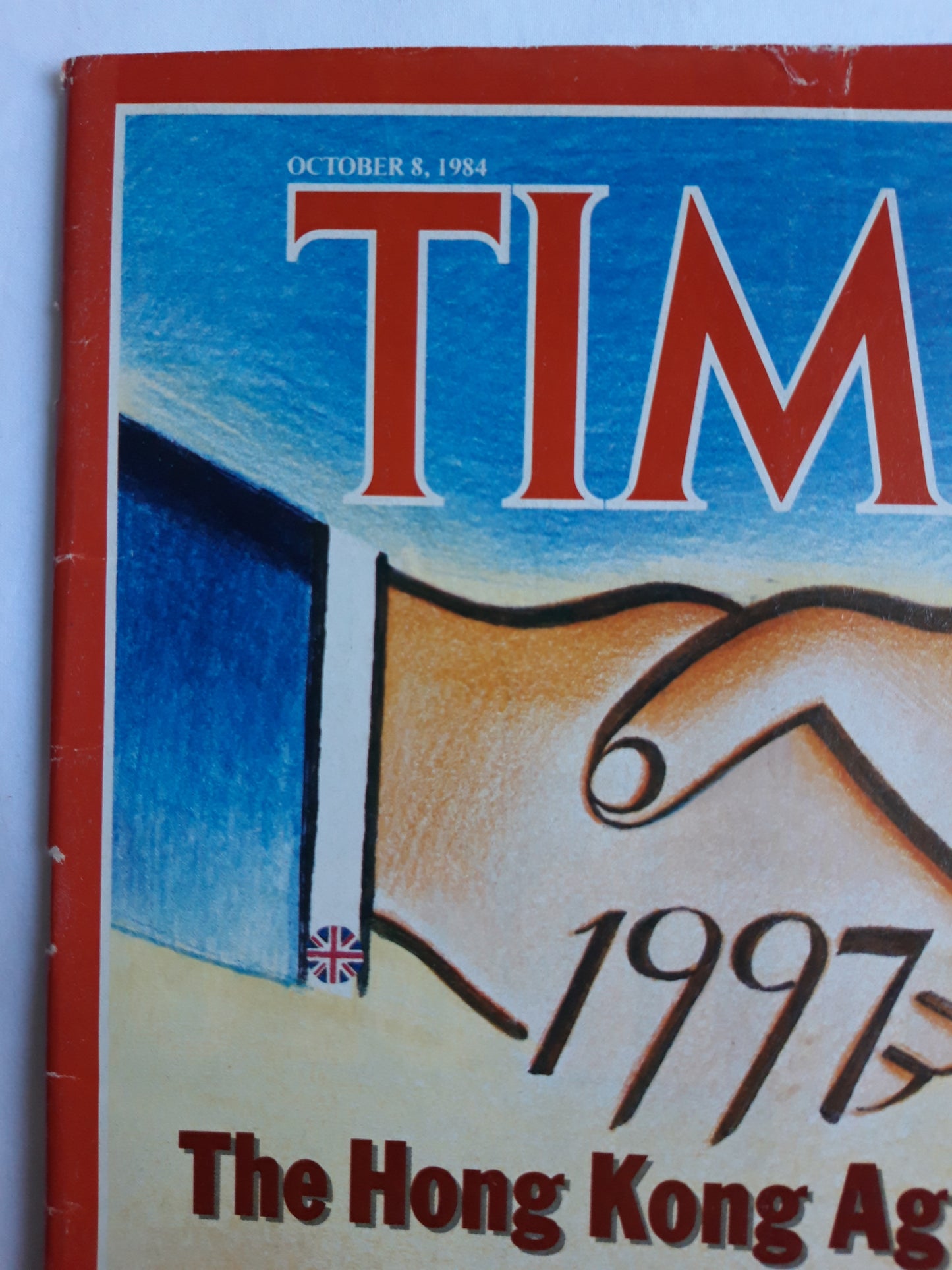 Time magazine 1997 The Hong Kong Agreement The Big Meeting 08.10.1984 Oktober 1984
