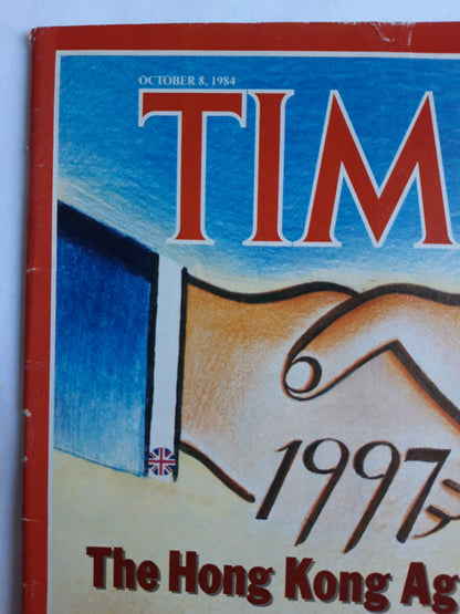 Time magazine 1997 The Hong Kong Agreement The Big Meeting 08.10.1984 Oktober 1984