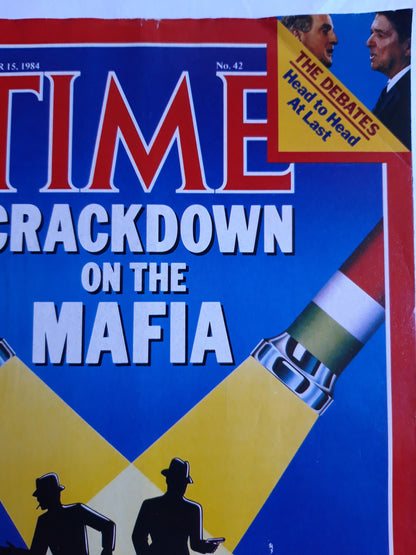 Time magazine Crackdown on the Mafia The Debats 15.10.1984 Oktober 1984