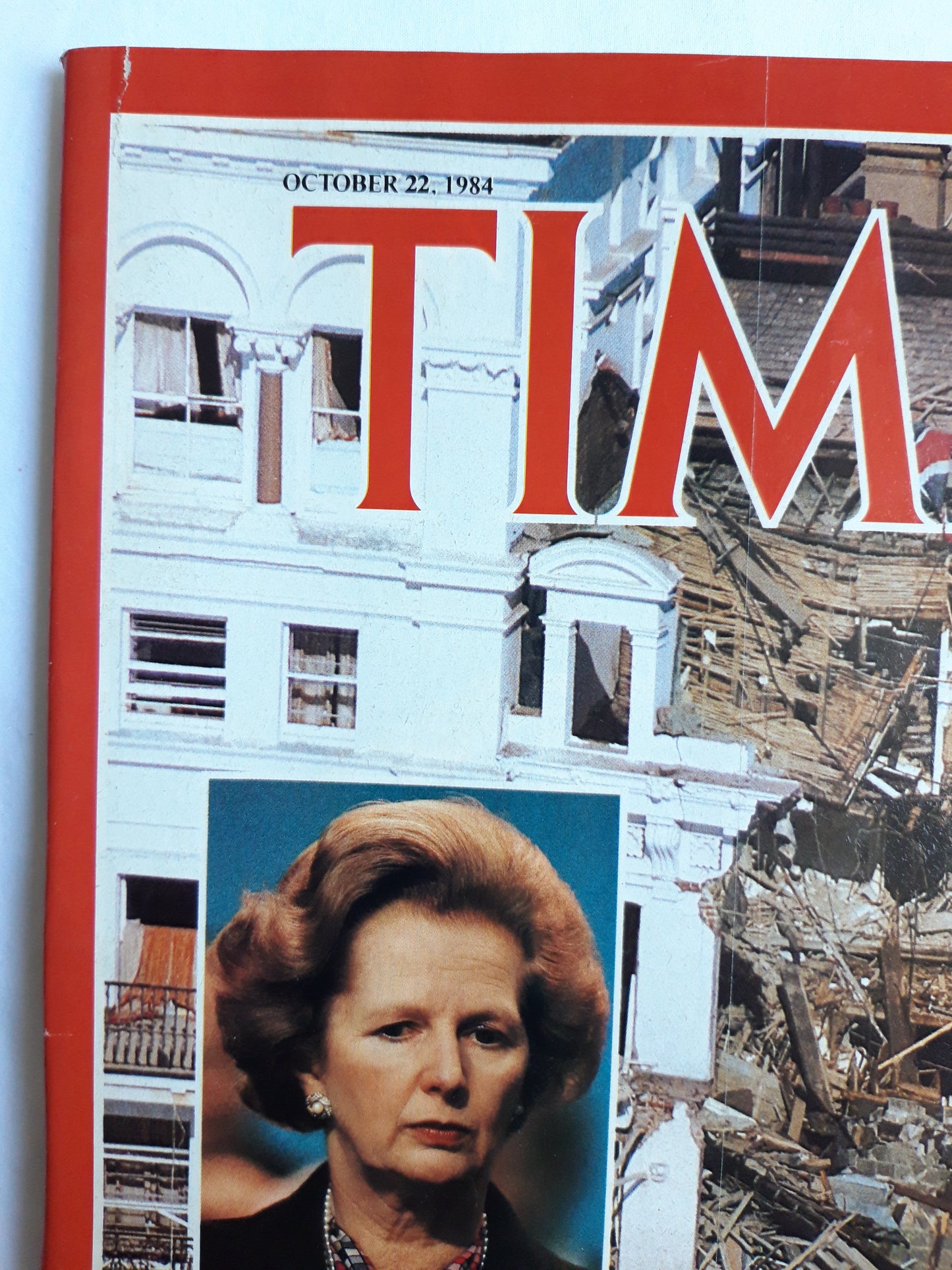 Time magazine Margaret Thatcher I.R.A. Terrorists Strike Again 22.10.1984 Oktober 1984 No.43