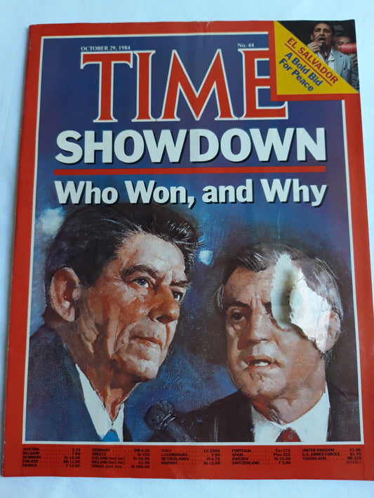 Time magazine Showdown Who Won, and Why El Salvador 29.10.1984 Oktober 1984 No.44