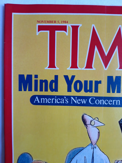 Time magazine Mind Your Manners! America`s New Concern with Civility How to benave Election U.S.A. 05.11.1984 November 1984 No.45