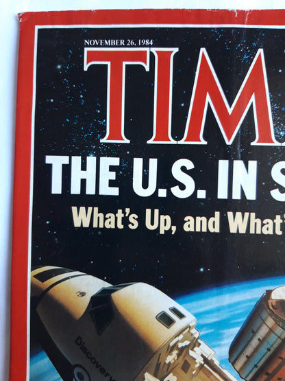 Time magazine The U.S. in Space What´s Up, and What`s Ahead Ethiopia´s Agony 26.11.1984 November 1984 No.48