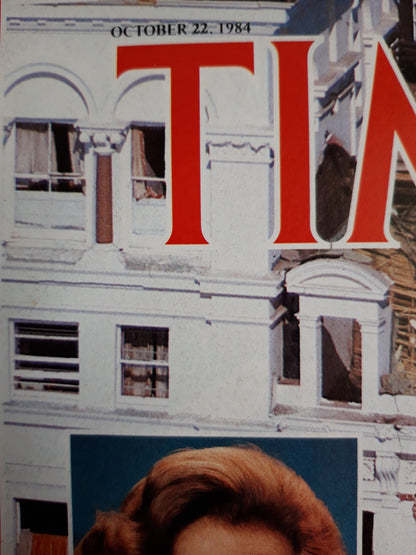 Time magazine Margaret Thatcher I.R.A. Terrorists Strike Again 22.10.1984 Oktober 1984 No.43