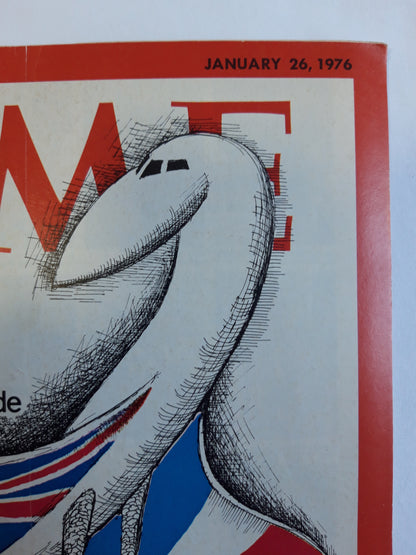 Time magazine Hail to thee, blithe spirit! The Debut of the Concorde 26.01.1976 Januar 1976