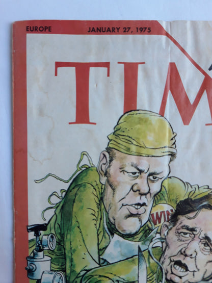 Time magazine Doctoring the Economy What Will Work? 27.01.1975 Januar 1975
