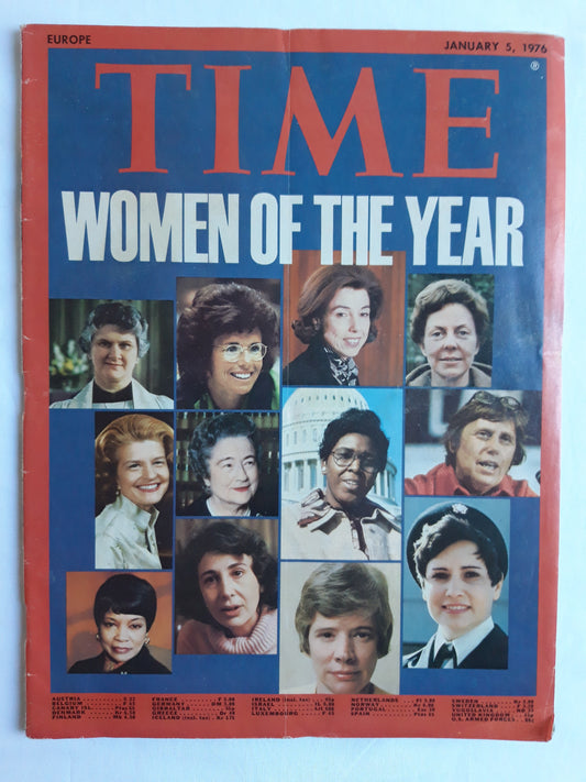 Time magazine Women of the Year 05.01.1976 Januar 1976