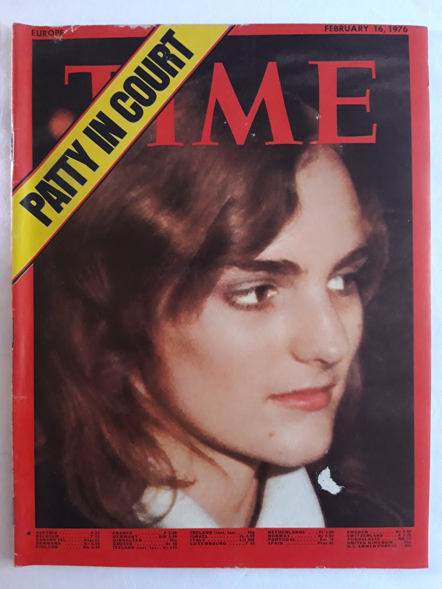 Time magazine Patty Hearst 16.02.1976 Februar 1976
