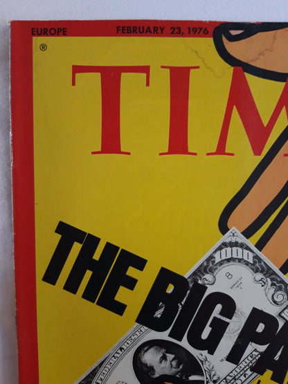 Time magazine The big Payoff Lockheed Scandal 23.02.1976 Februar 1976