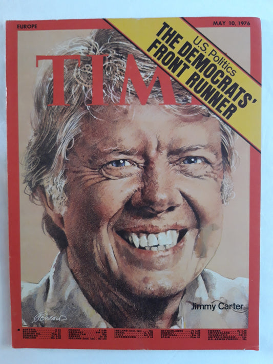 Time magazine Jimmy Carter The Democrats´ Front Runner 10.05.1976 Mai 1976