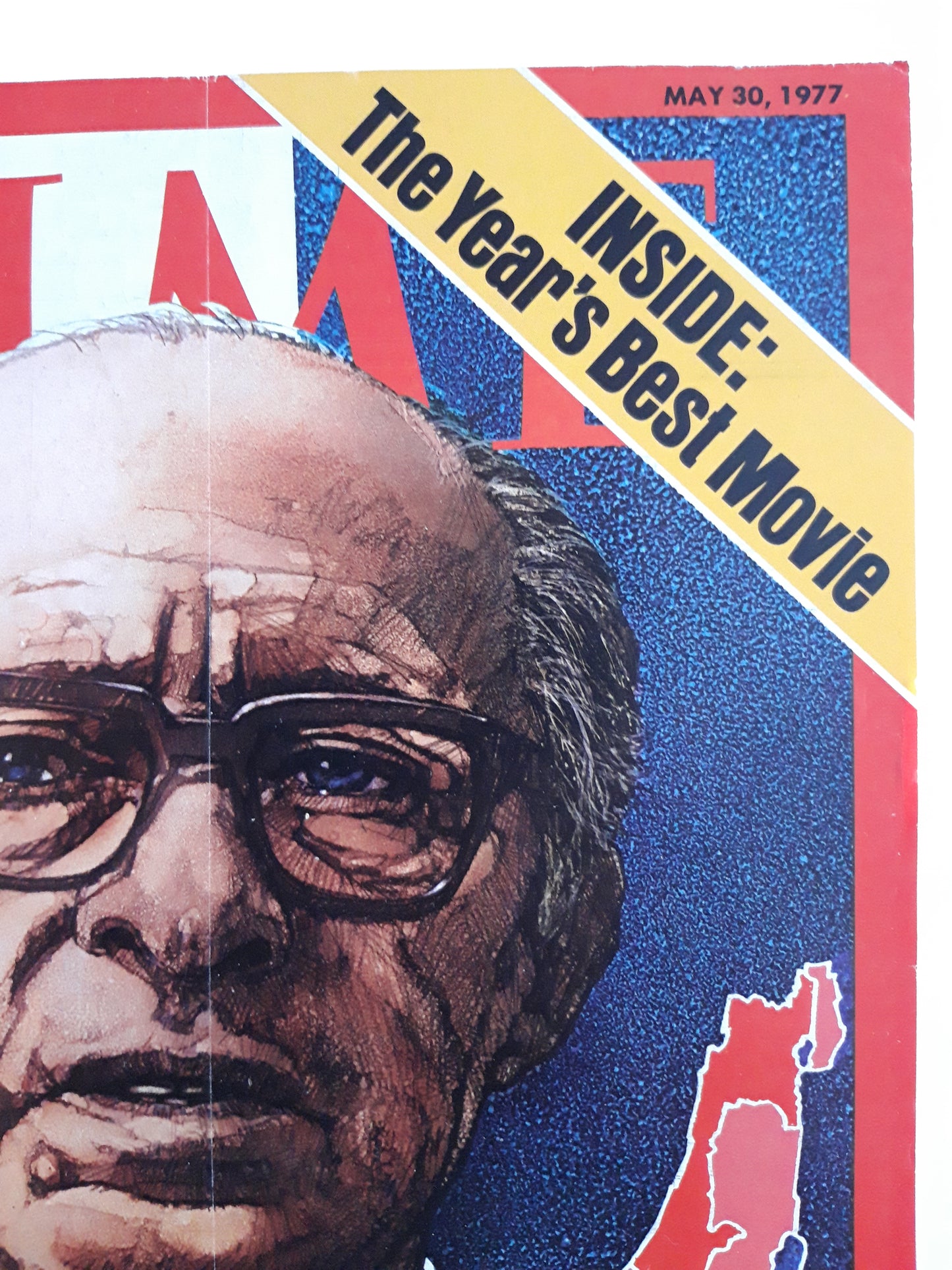 Time magazine Menachem Begin Israel Trouble in the Promised Land The Year´s Best Movie 30.05.1977 Mai 1977