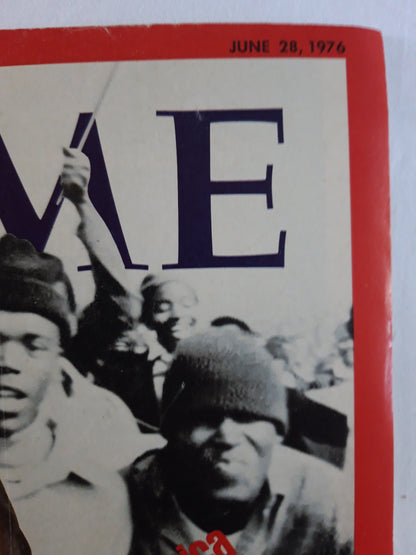 Time magazine Prime Minister Vorster South Africa Black Explosion 28.06.1976 Juni 1976