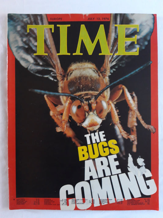 Time magazine The Bugs Are Coming 12.07.1976 Juli 1976