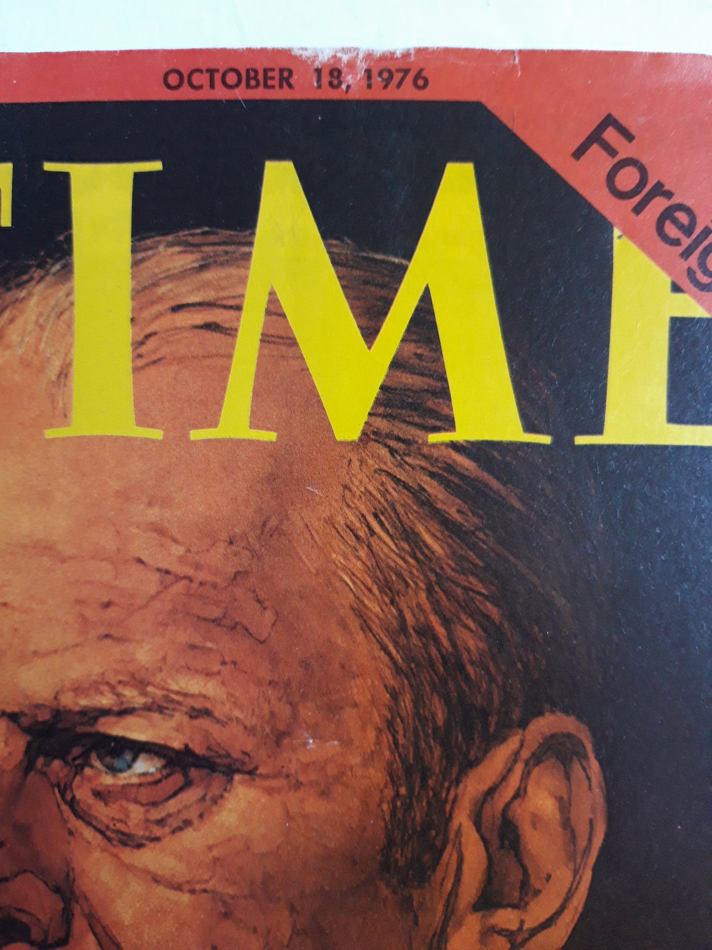 Time magazine Gerald Ford´s Setback 18.10.1976 Oktober 1976