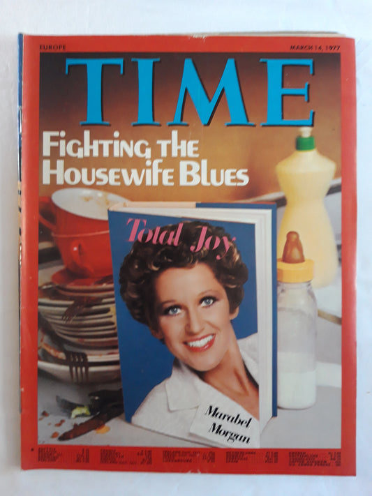Time magazine Marabel Morgan Total Joy Fighting the Housewife Blues 14.03.1977 März 1977