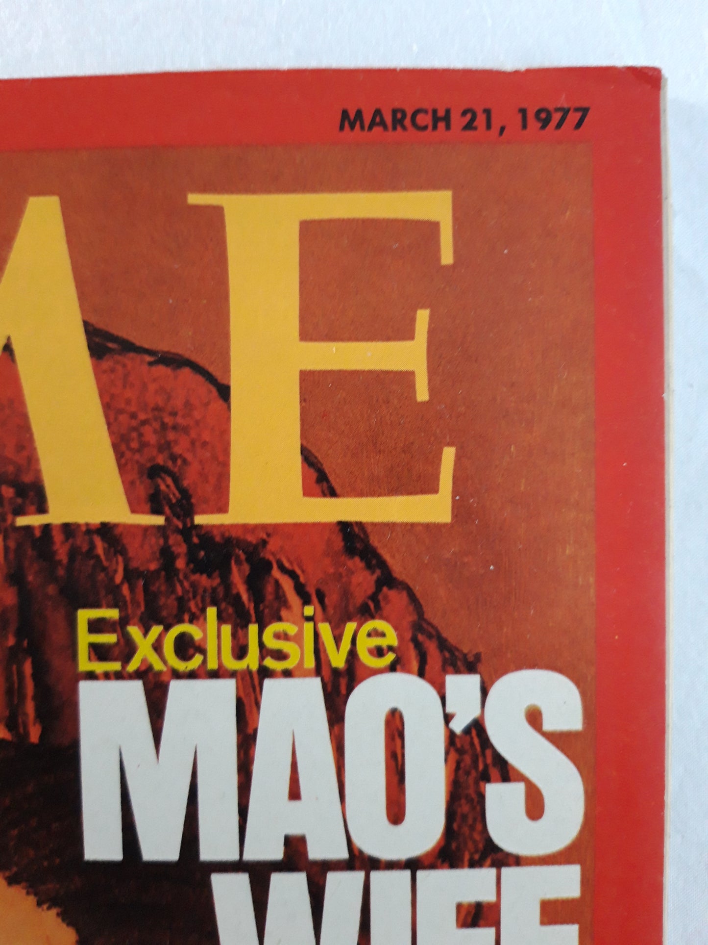 Time magazine Exclusive Mao`s Wife tells her story From Actress to Empress 21.03.1977 März 1977