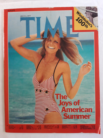 Time magazine The Joys of American Summer Wimbledon`s 100th 04.07.1977 Juli 1977
