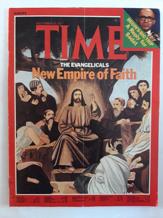 Time magazine The Evangelicals New Empire of Faith A Reply for Sadat 26.12.1977 Dezember 1977