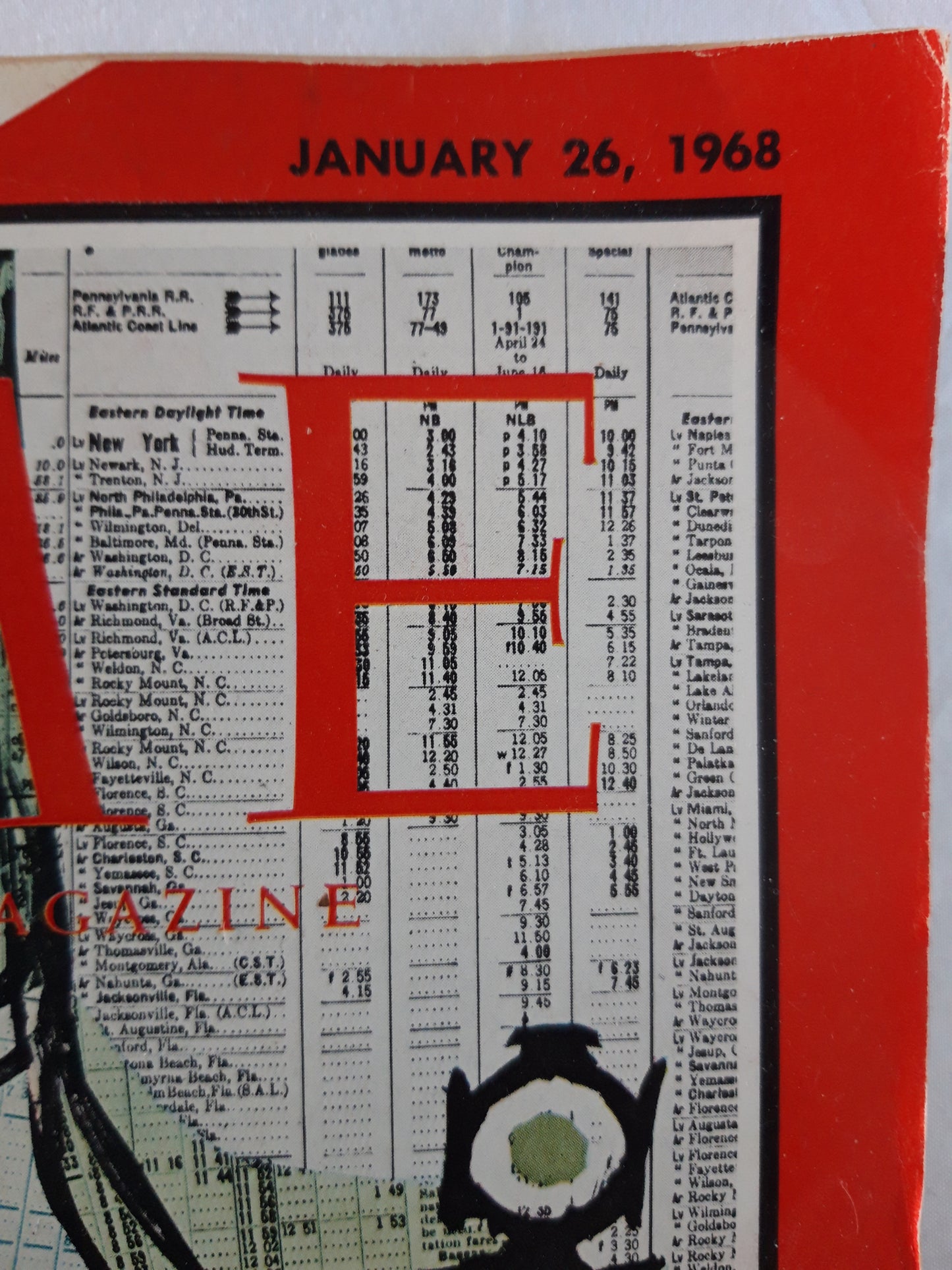 Time magazine Penn Central`s Stuart Saunders Railroads of the Future 26.01.1968 Januar 1968
