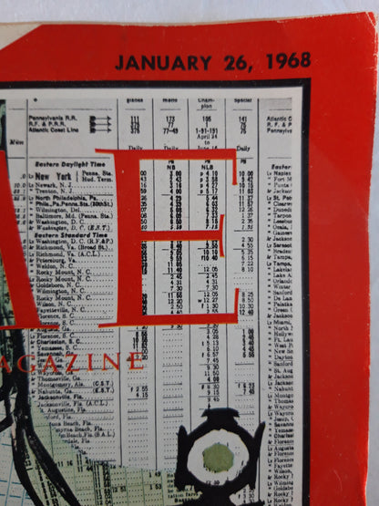 Time magazine Penn Central`s Stuart Saunders Railroads of the Future 26.01.1968 Januar 1968